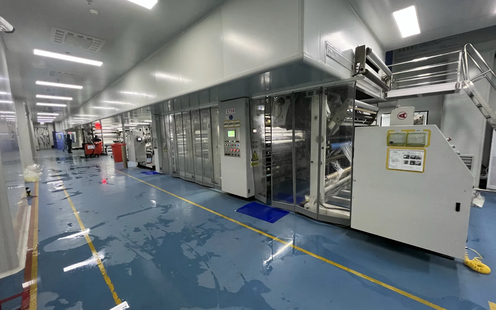 DTF film production hall